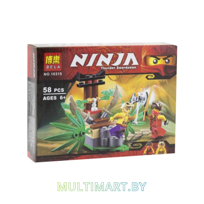 Конструктор Bela Ninja (Ниндзя) Ловушка в джунглях (10315A)